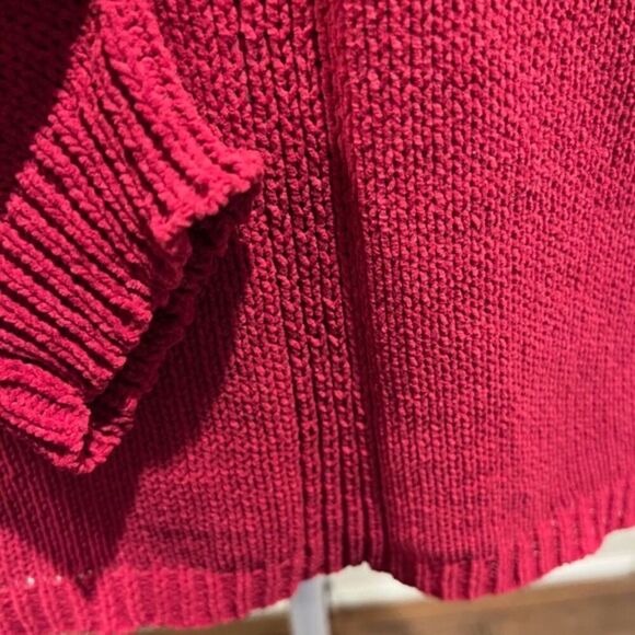 Philosophy Women's Sweater V-Neck Berry Pink Size Small - Picture 3 of 7